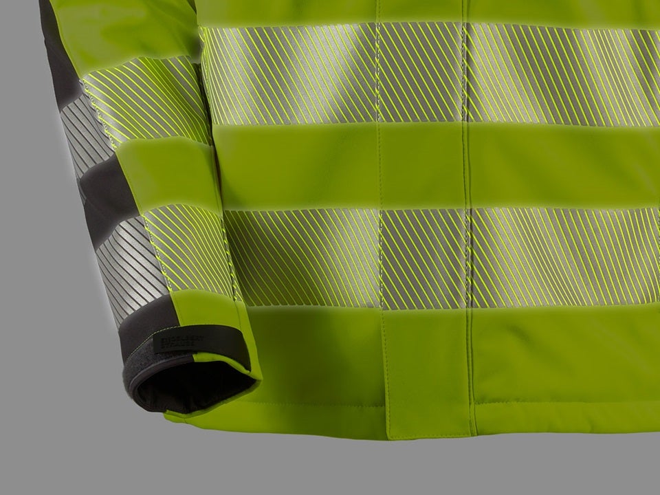 Reflexní pruhy - Výstražná softshellová bunda e.s.motion